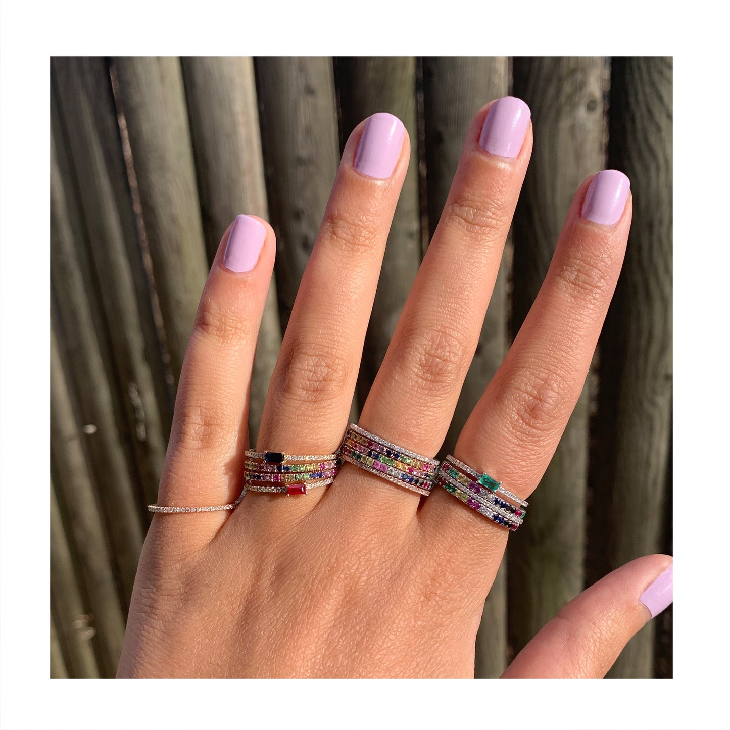 14k Gold & Diamond Eternity Ring - 0.16ct