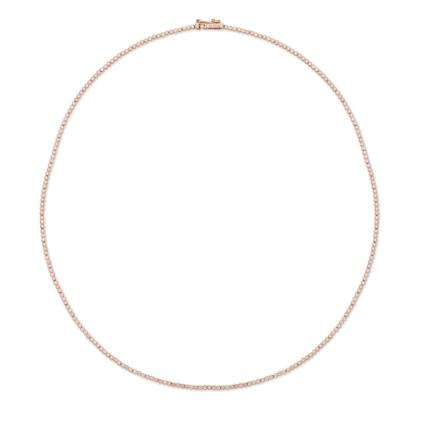 14K Gold & Diamond Tennis Necklace - 1.55ct