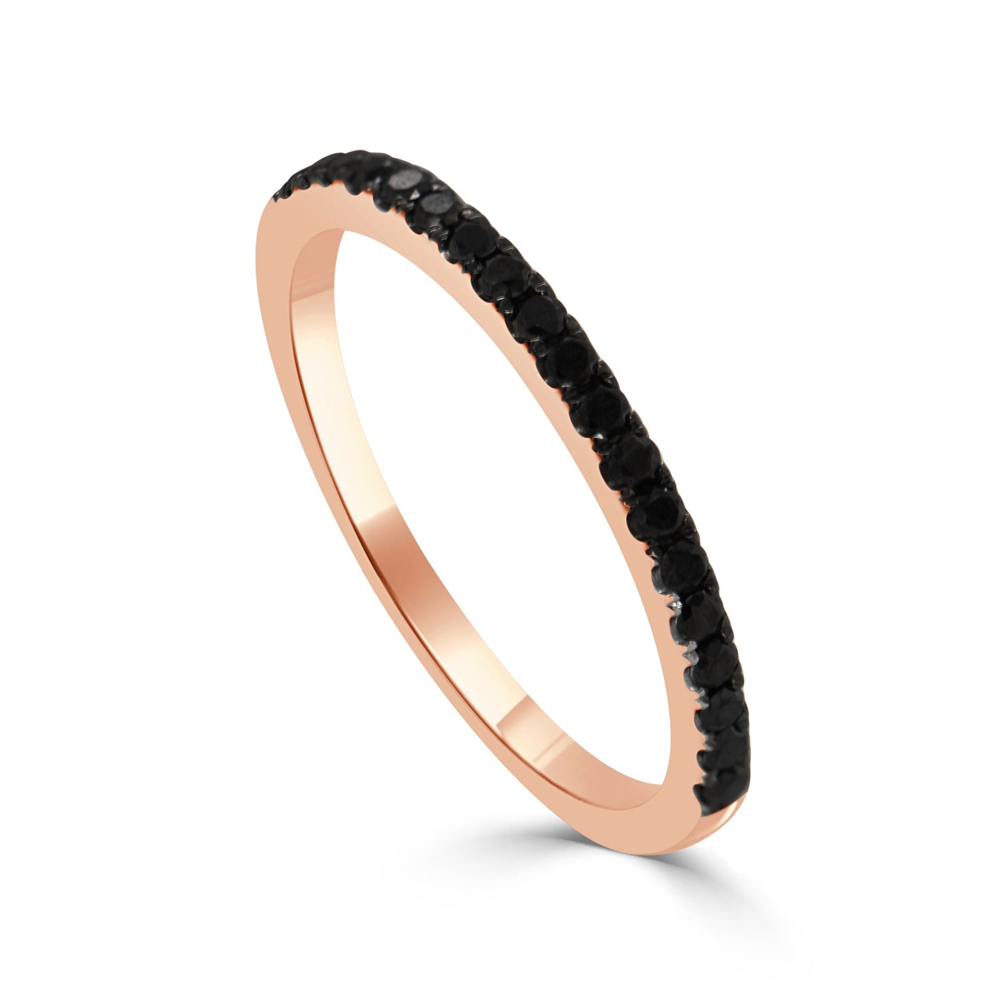 14k Gold & Birthstone Stackable Ring - 0.12ct - 0.30ct