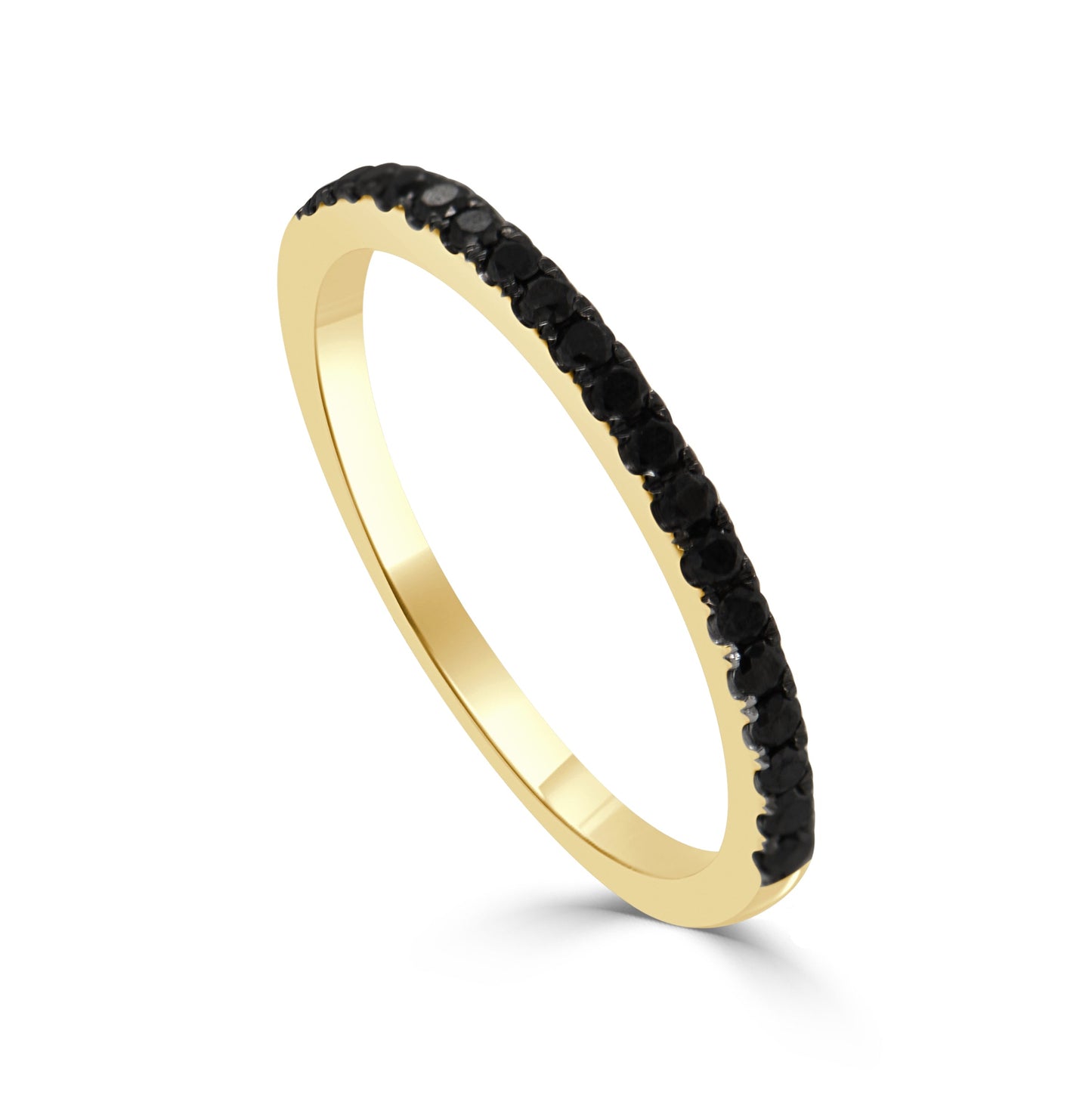 14k Gold & Birthstone Stackable Ring - 0.12ct - 0.30ct