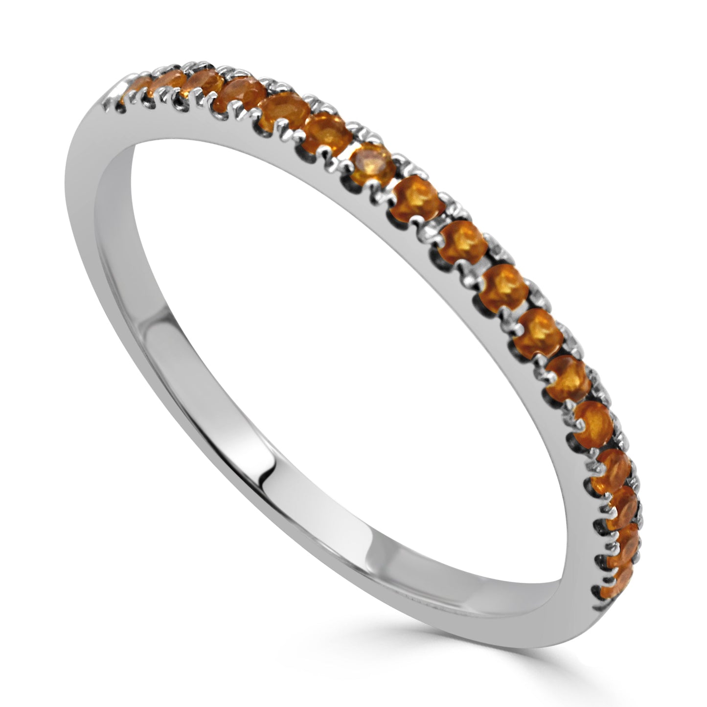 14k Gold & Birthstone Stackable Ring - 0.12ct - 0.30ct