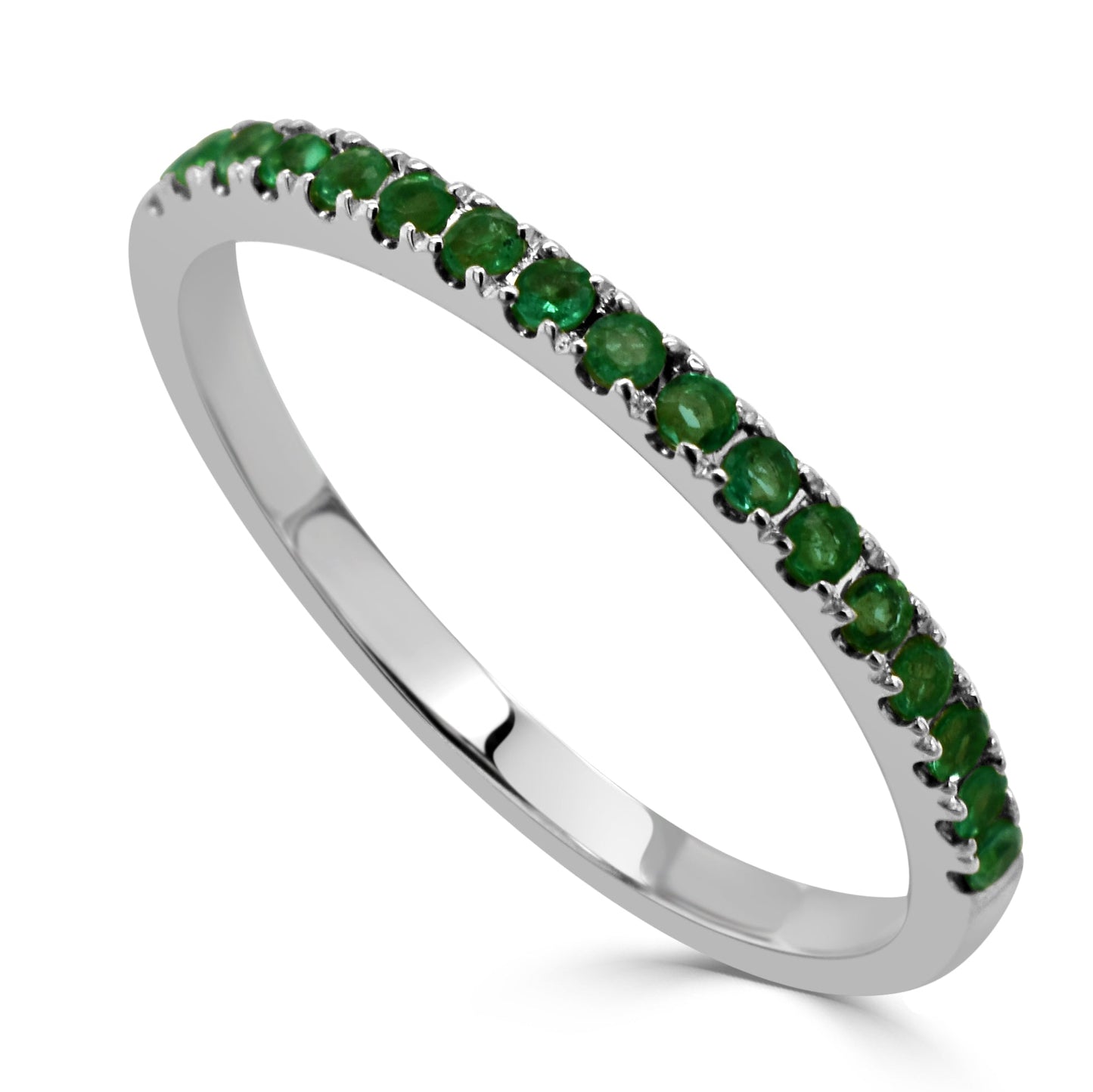 14k Gold & Birthstone Stackable Ring - 0.12ct - 0.30ct