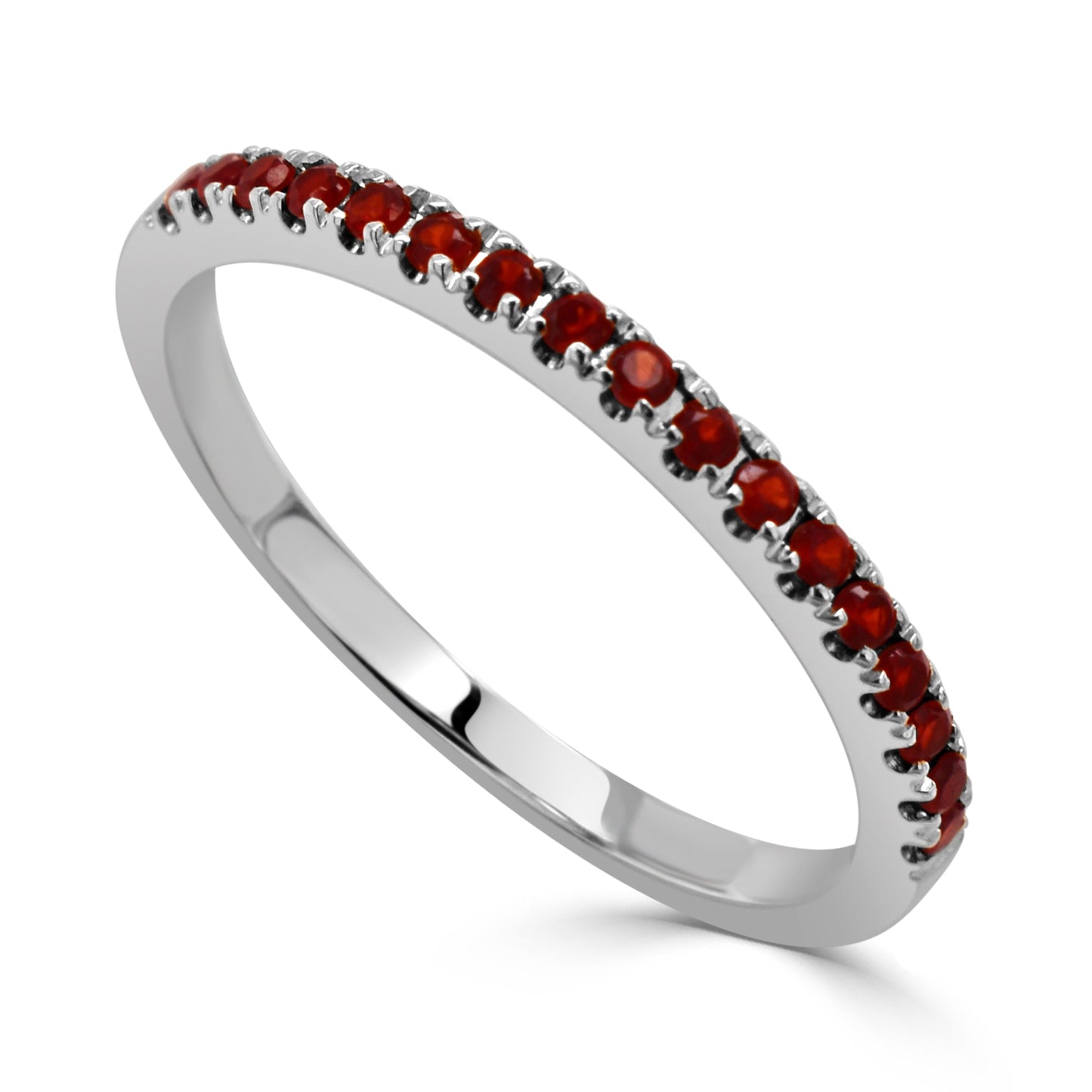 14k Gold & Birthstone Stackable Ring - 0.12ct - 0.30ct