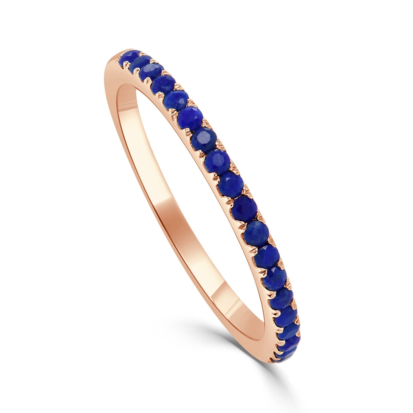 14k Gold & Birthstone Stackable Ring - 0.12ct - 0.30ct