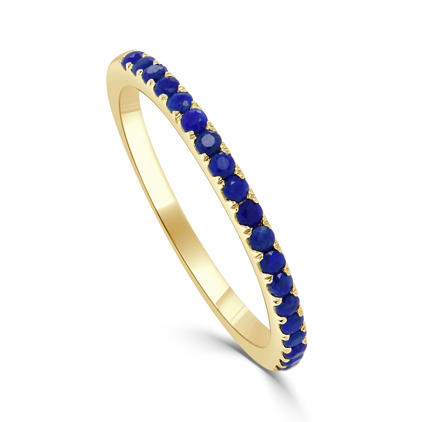 14k Gold & Birthstone Stackable Ring - 0.12ct - 0.30ct