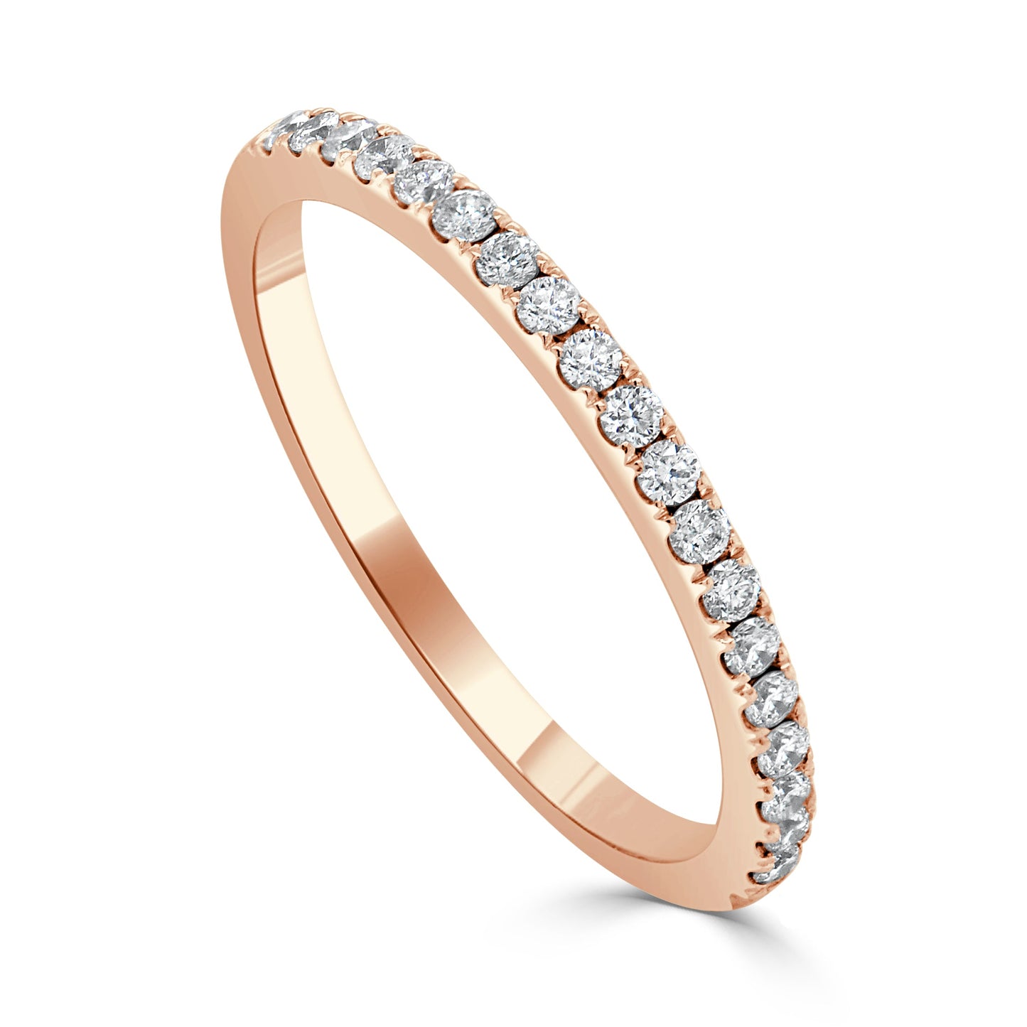 14k Gold & Birthstone Stackable Ring - 0.12ct - 0.30ct