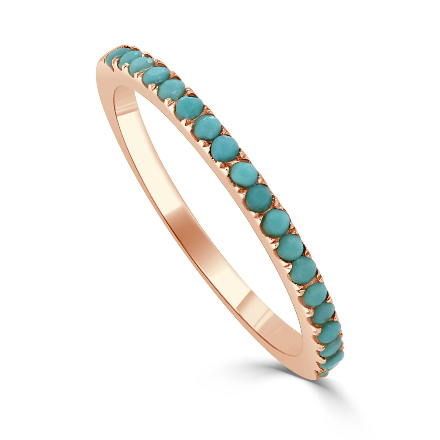 14k Gold & Birthstone Stackable Ring - 0.12ct - 0.30ct