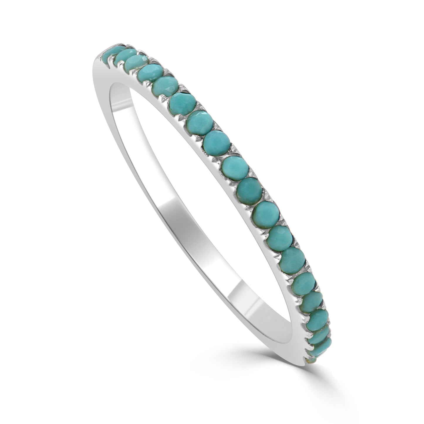 14k Gold & Birthstone Stackable Ring - 0.12ct - 0.30ct