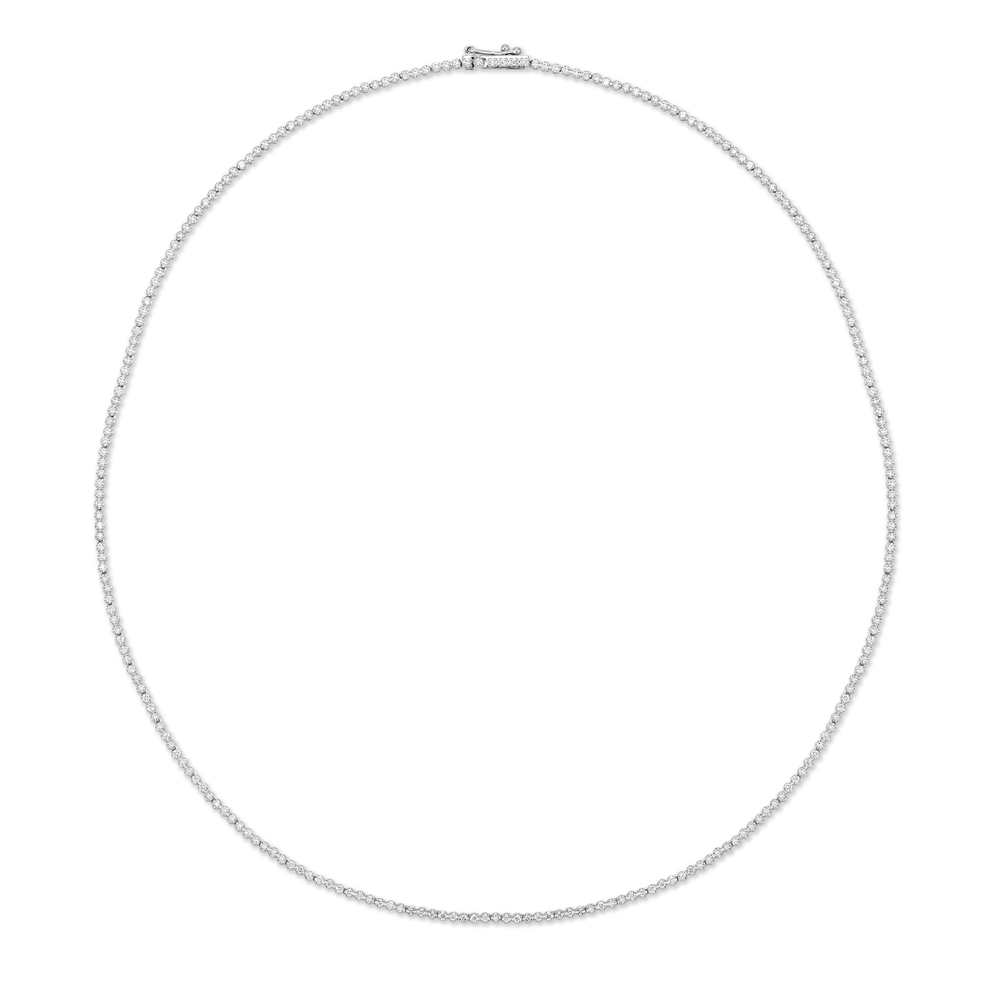 14K Gold & Diamond Tennis Necklace - 1.55ct