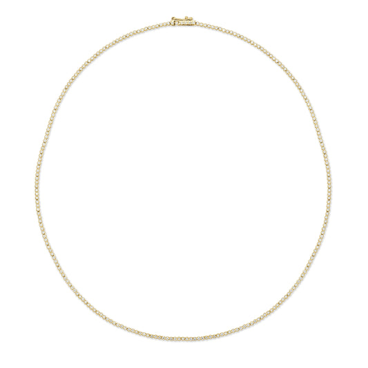 14K Gold & Diamond Tennis Necklace - 1.55ct